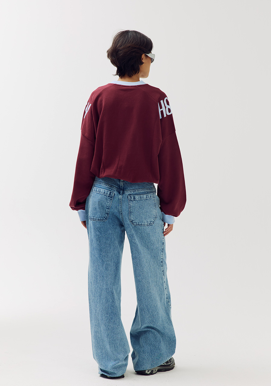 Harper & Yve Sweater Race DW6Y512 Bordeaux