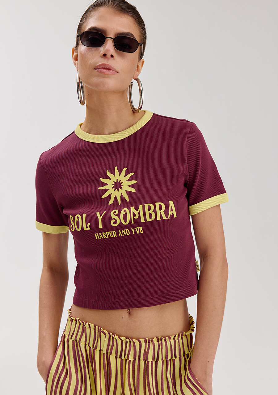 Harper & Yve Top Sombra HS6Y309 Paars