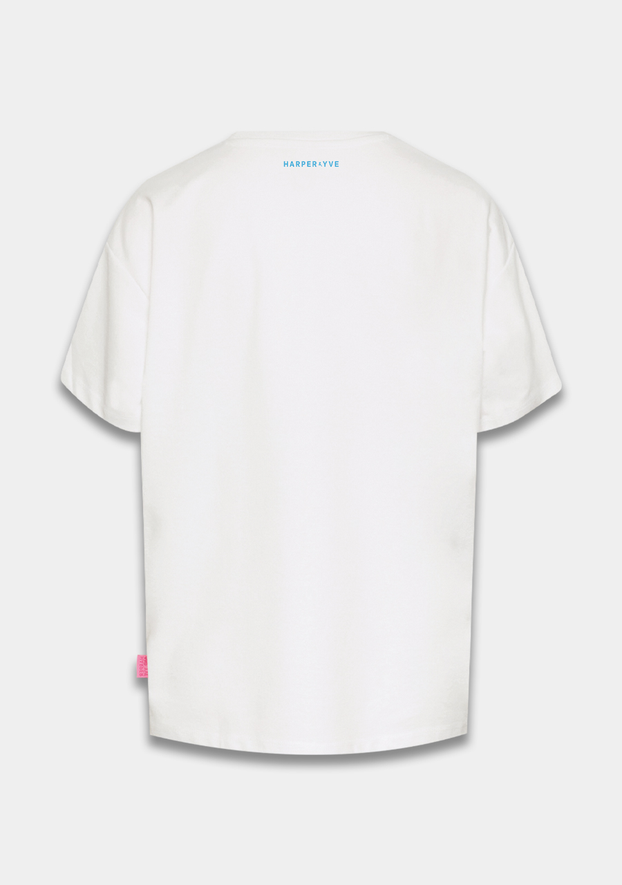 Harper & Yve T-shirt Hotstuff SS25Y304 Ecru
