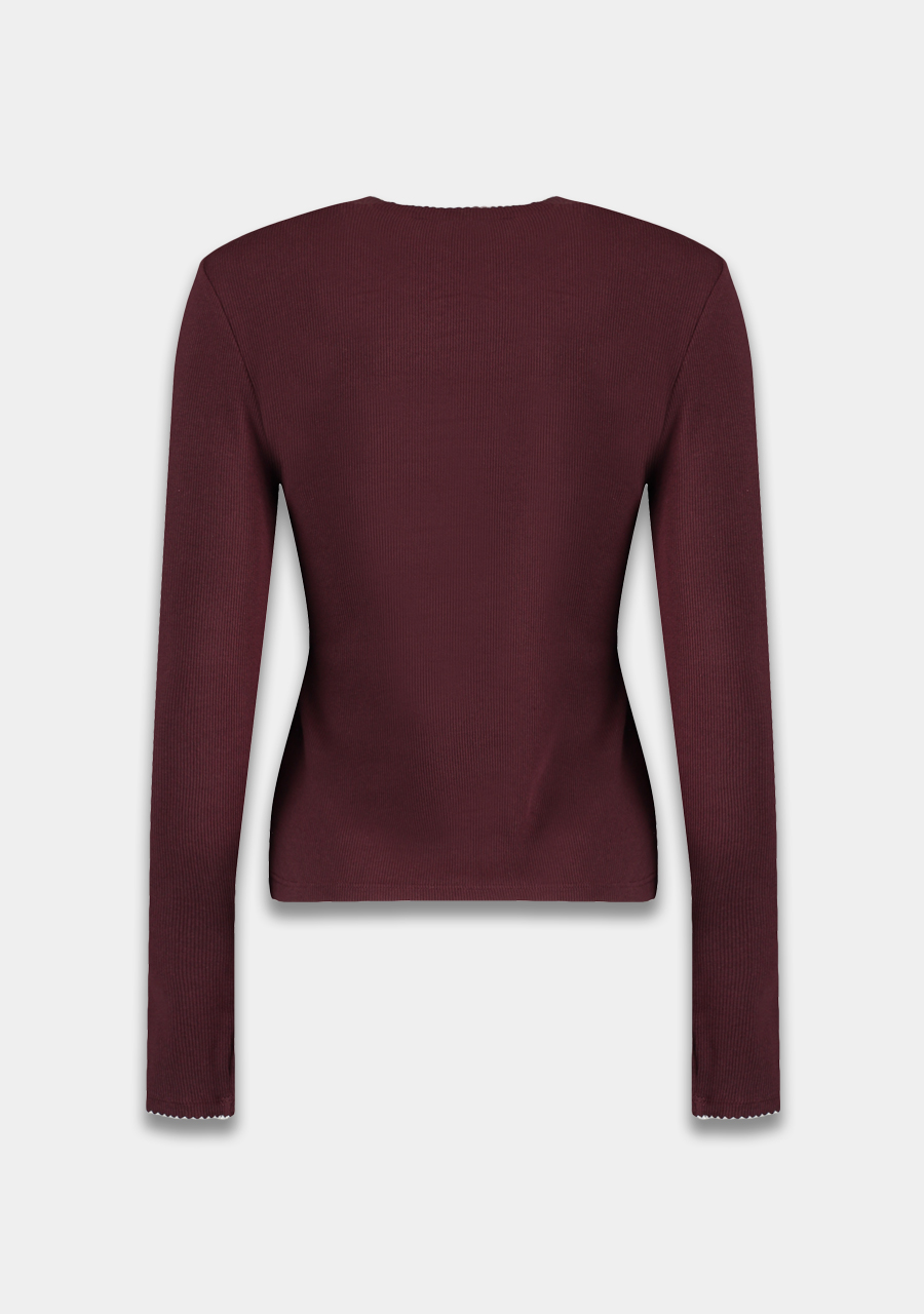 Harper & Yve Top Cammy DW25P615 Bordeaux