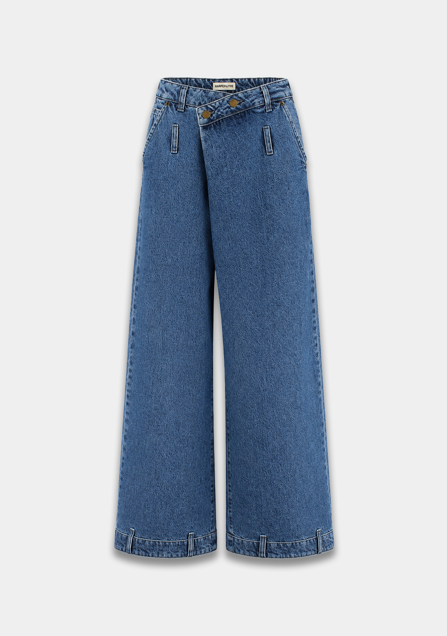 Harper & Yve Jeans Dean AW6Z102 Jeans blauw