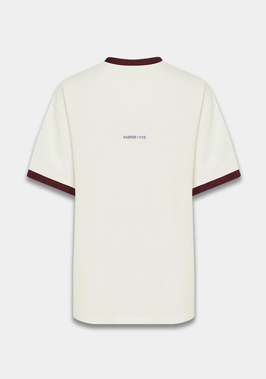 Harper & Yve T-shirt Mexico SS6Y306 Ecru