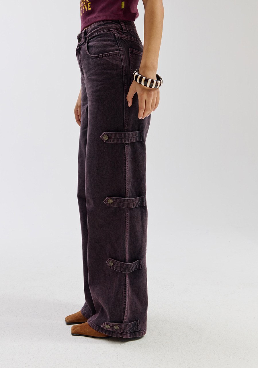 Harper & Yve Broek Bella SS6D100 Donker Paars