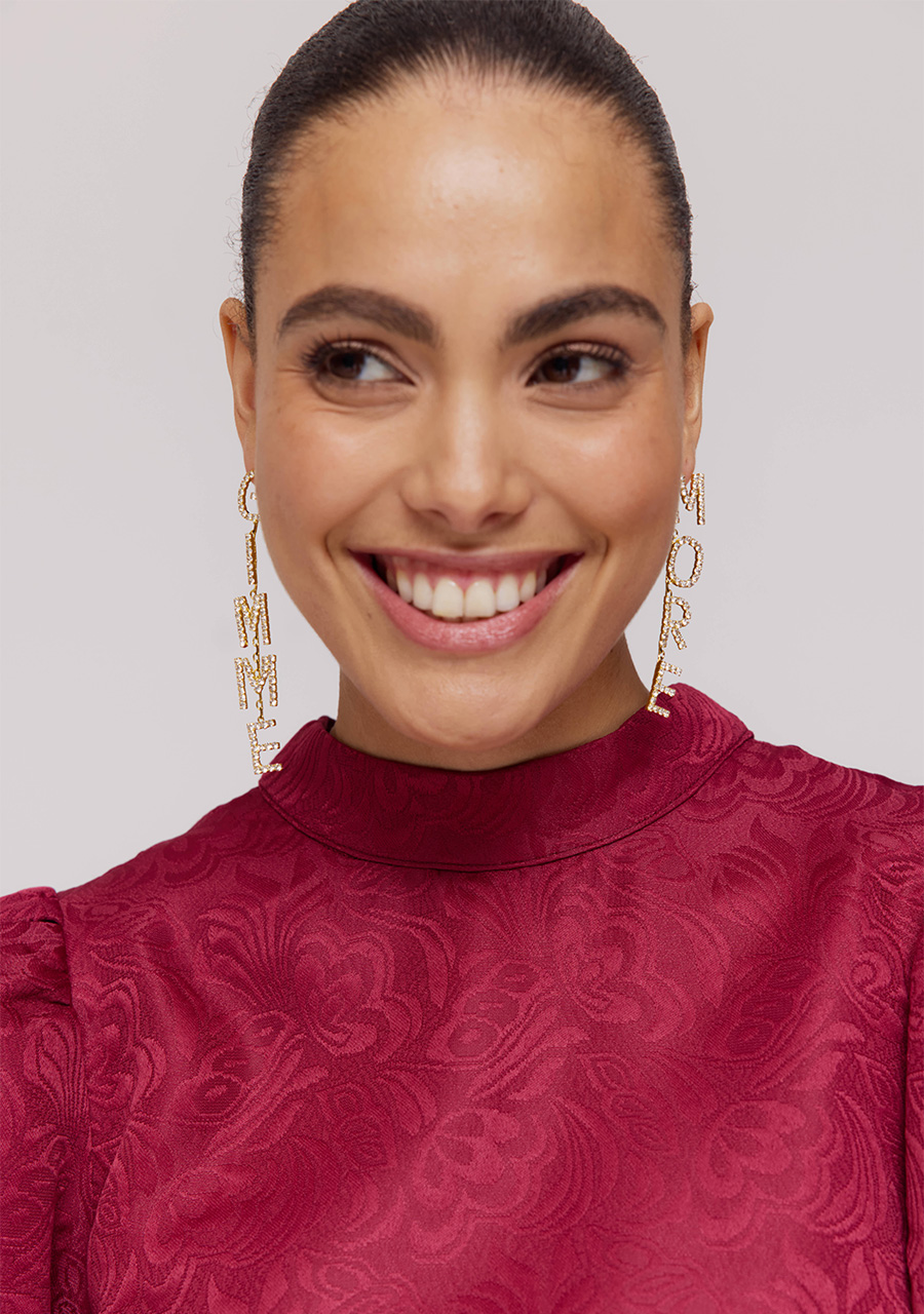 Harper & Yve Oorbellen Gimme more DW25BACC09 Goud