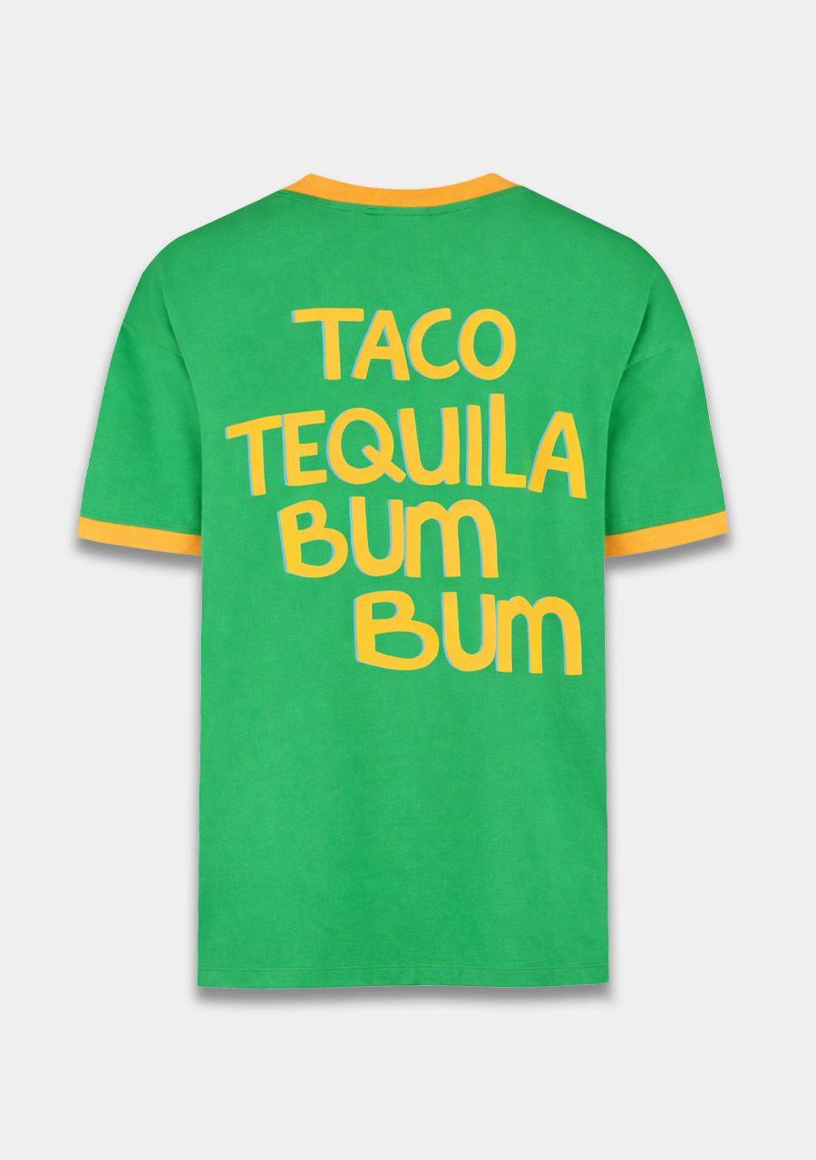 Harper & Yve T-shirt Bum Bum HS6Y300 Groen