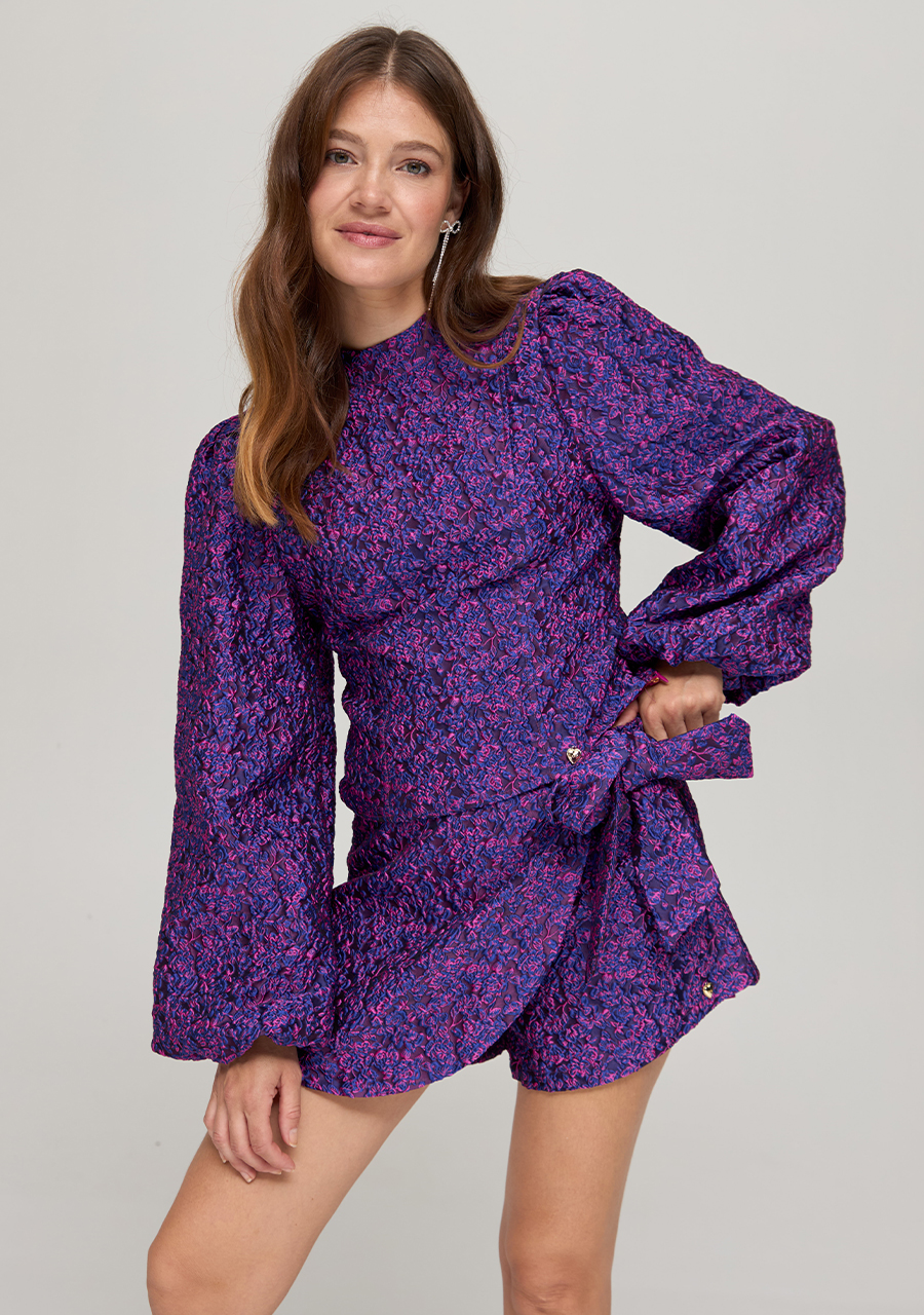 Harper & Yve Blouse Floor DW24P600 Paars