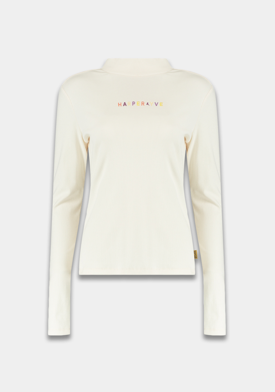 Harper & Yve Top Jane SS25P500 Wolwit-ecru