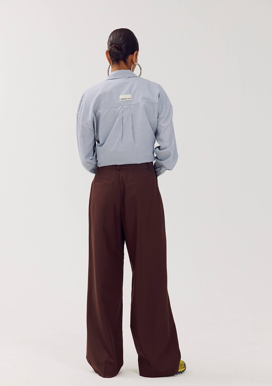 Harper & Yve Broek Sydney AW6N105 Donker bruin
