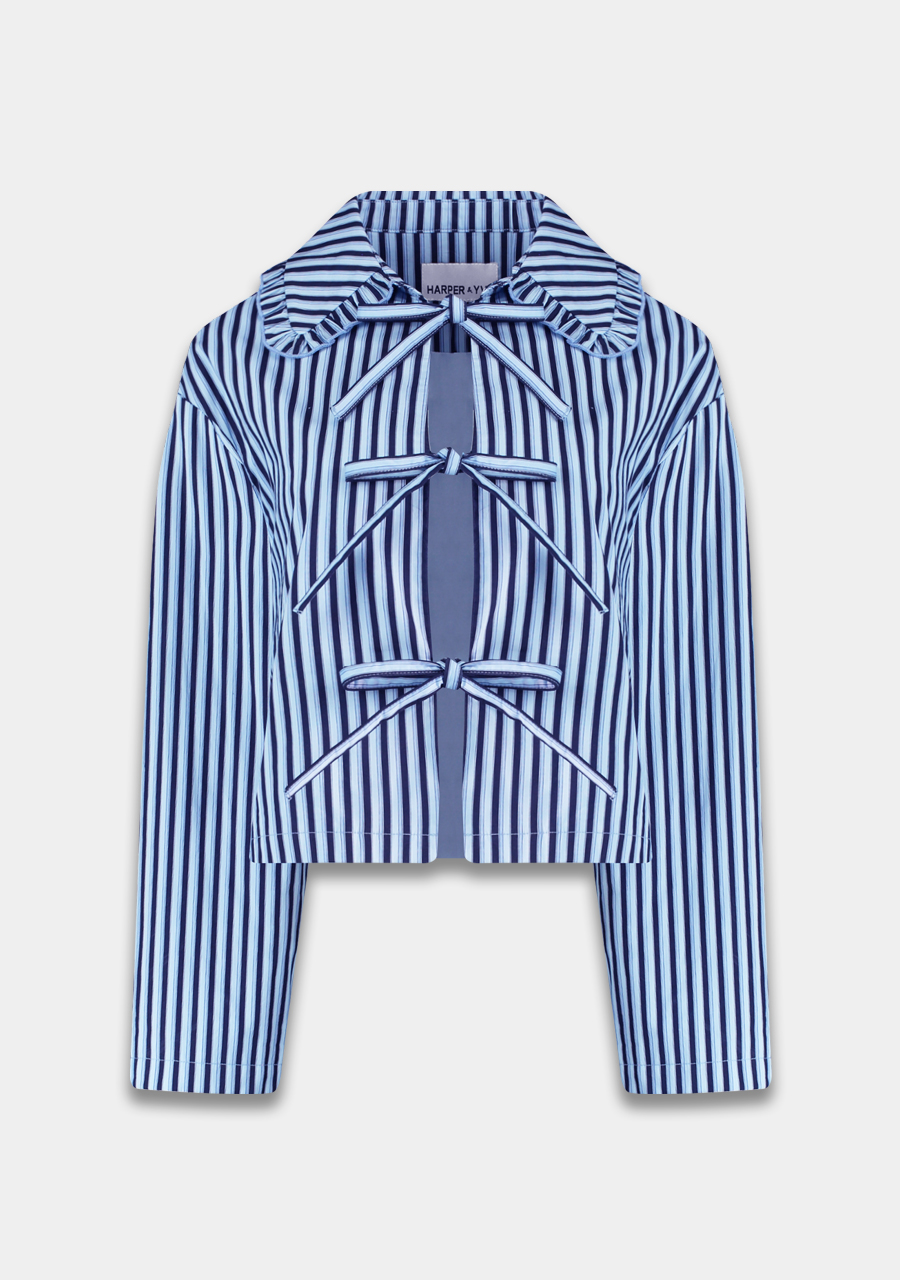 Harper & Yve Blouse James DW25P616 Blauw