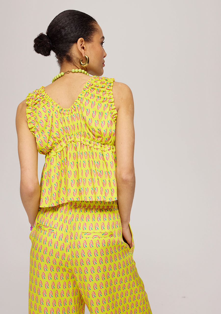 Harper & Yve Top Eileen HS25J404 Geel