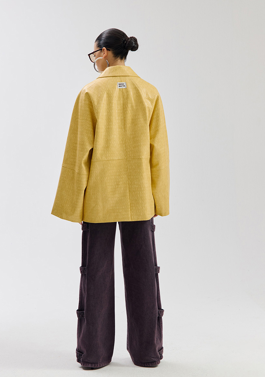 Harper & Yve Jacket Mees SS6N201 Licht geel