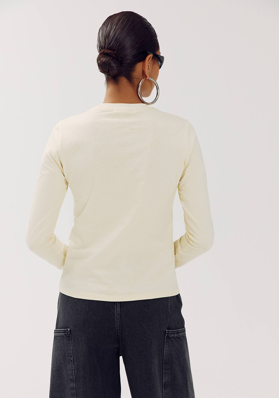 Harper & Yve T-shirt Lolita AW6P617 Licht geel