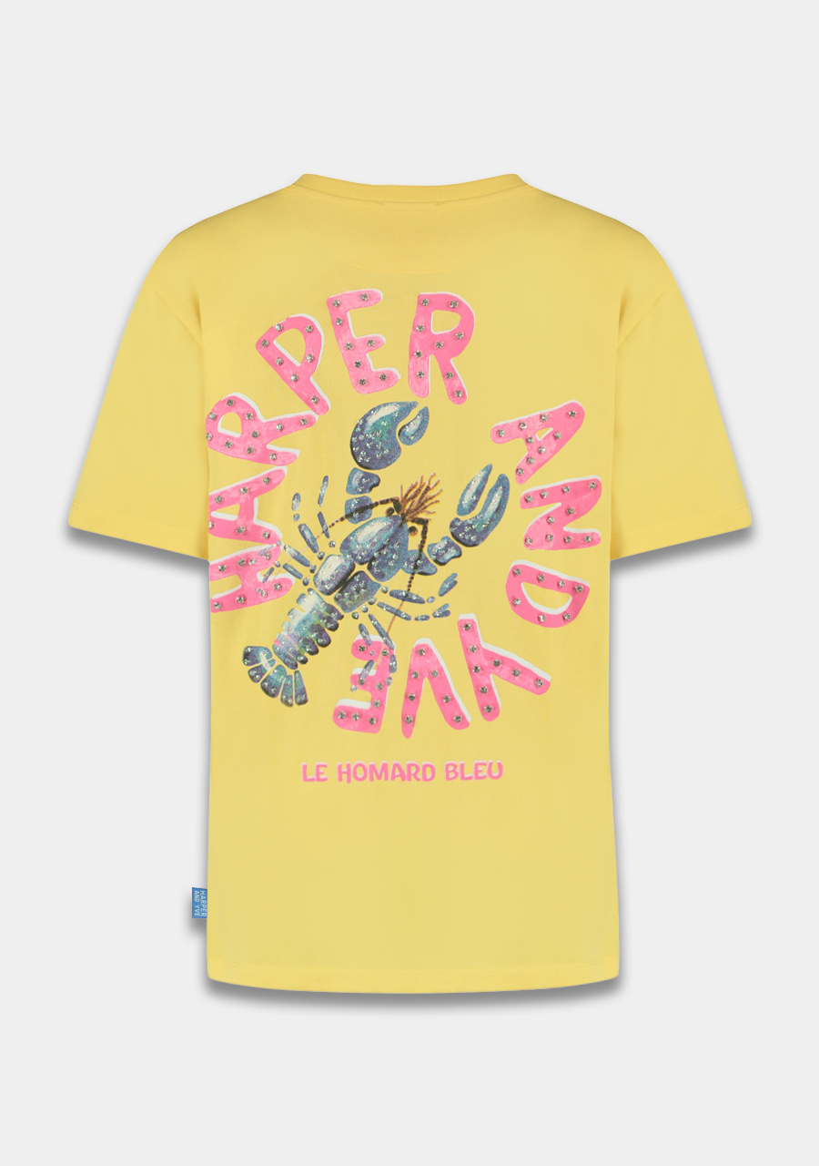 Harper & Yve T-shirt Lobbi HS25Y301 Geel Harper & Yve T-shirt Lobbi HS25Y301 Geel