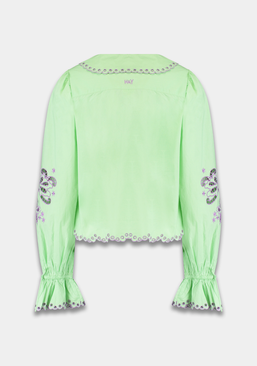 Harper & Yve Blouse Candice SS25C603 Groen