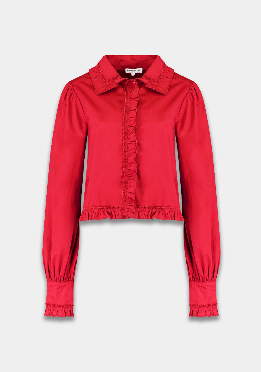Harper & Yve Blouse Ellie DW24P608 Rood