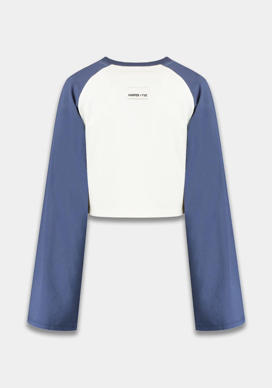 Harper & Yve Shirt Mexican summer SS6Y500 Raf blauw