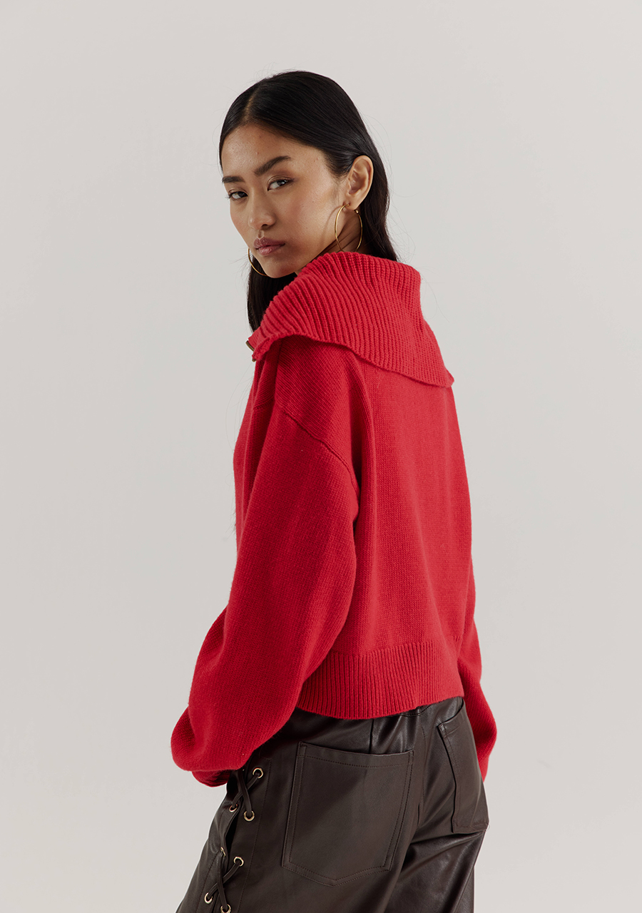 Harper & Yve Vest Isa AW25W801 Rood