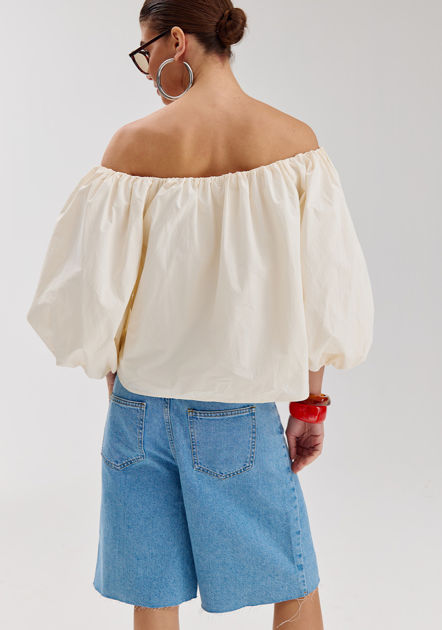 Harper & Yve Blouse Lauren HS6P600 Ecru