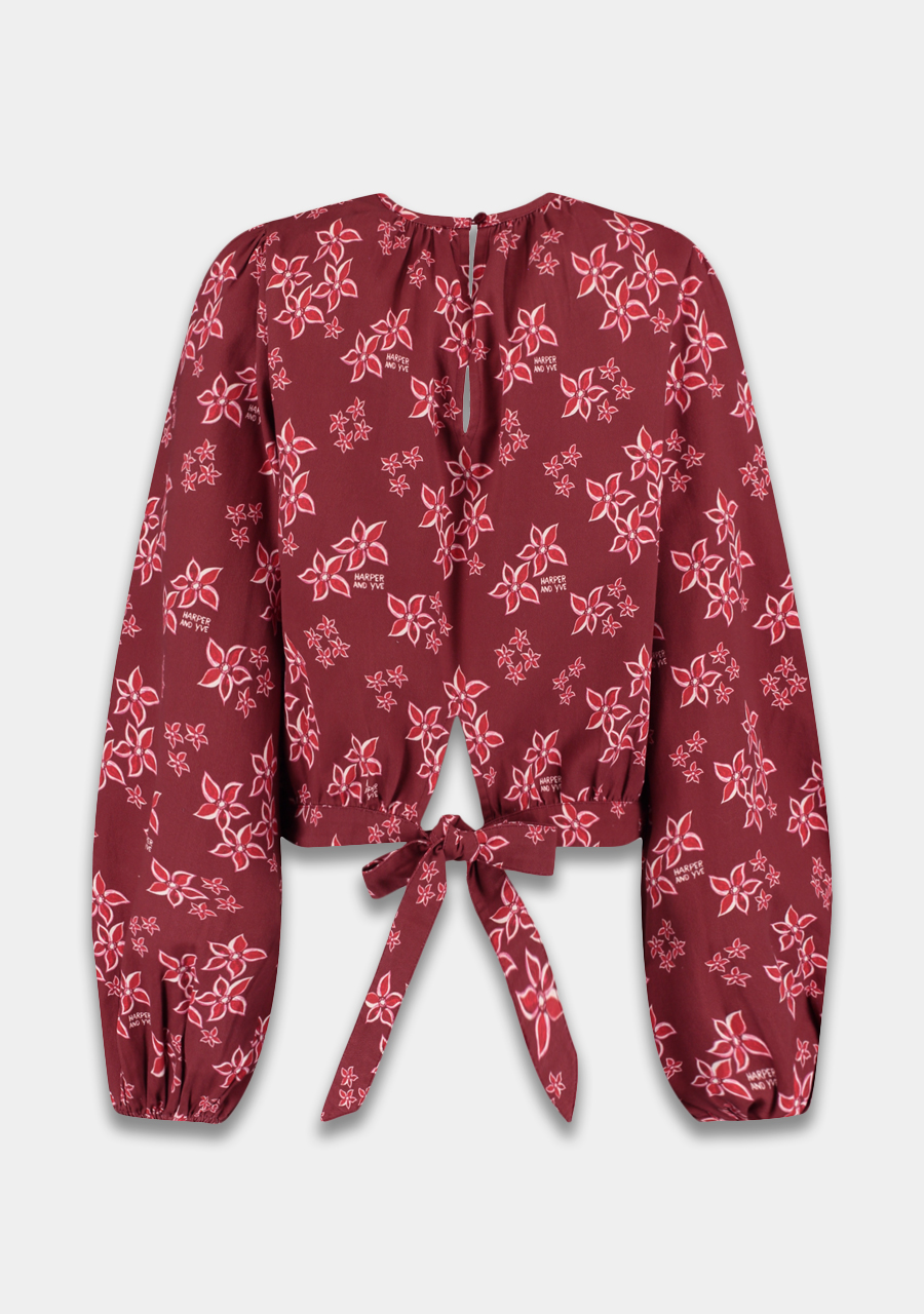 Harper & Yve Blouse Dolly AW25C606 Bordeaux
