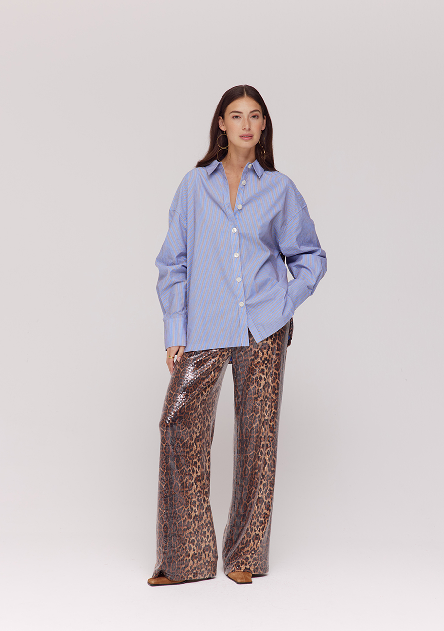 Harper & Yve Blouse Yelena DW25P611 Licht blauw