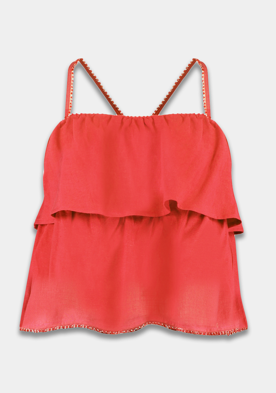 Harper & Yve Top Maye HS25P409 Rood