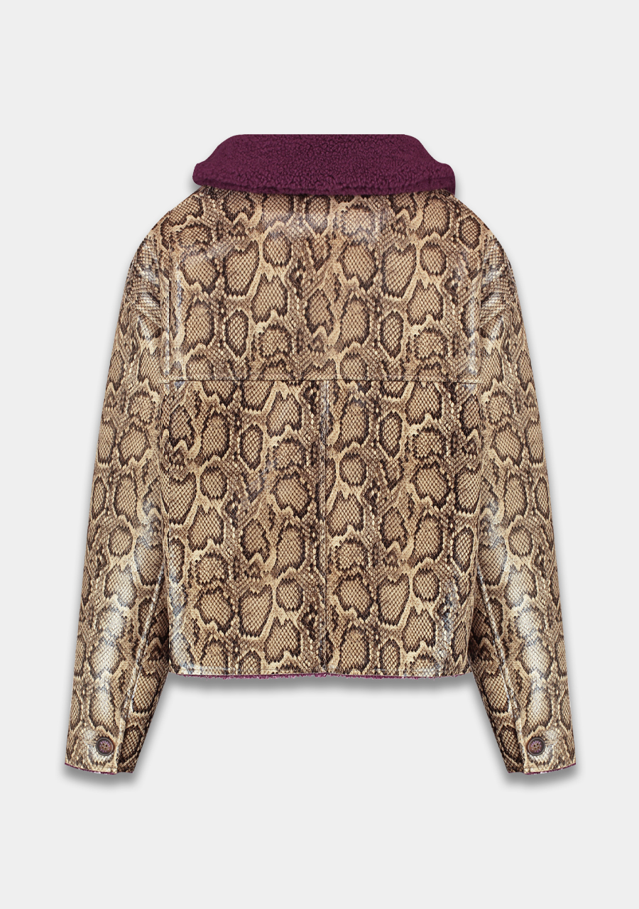 Harper & Yve Jacket Lammy AW24N222 Bruin