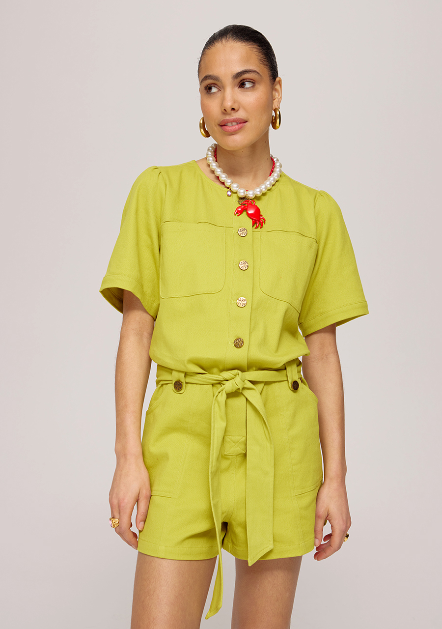 Harper & Yve Jumpsuit Yael HS25P702 Licht groen Harper & Yve Jumpsuit Yael HS25P702 Licht groen