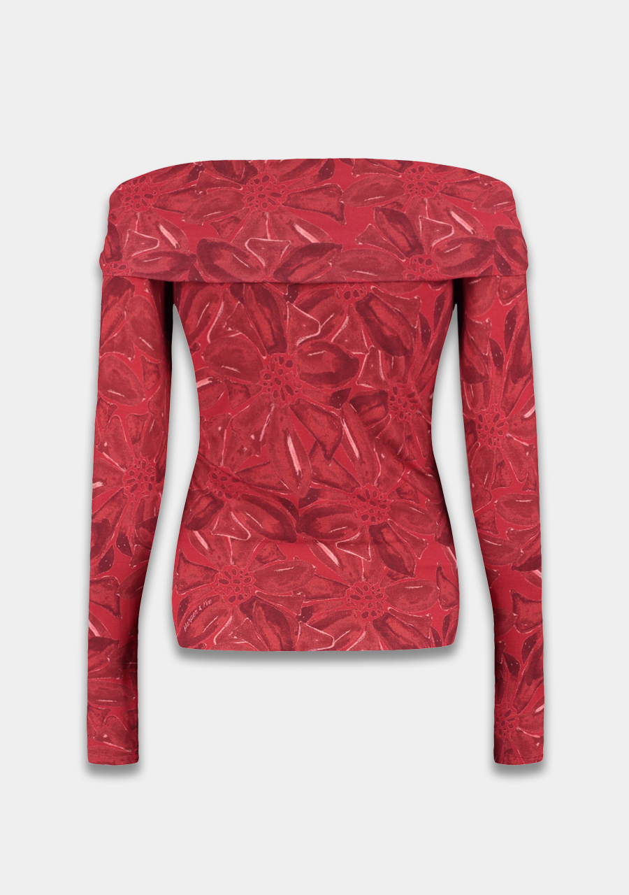 Harper & Yve Top Jenny AW25T501 Rood