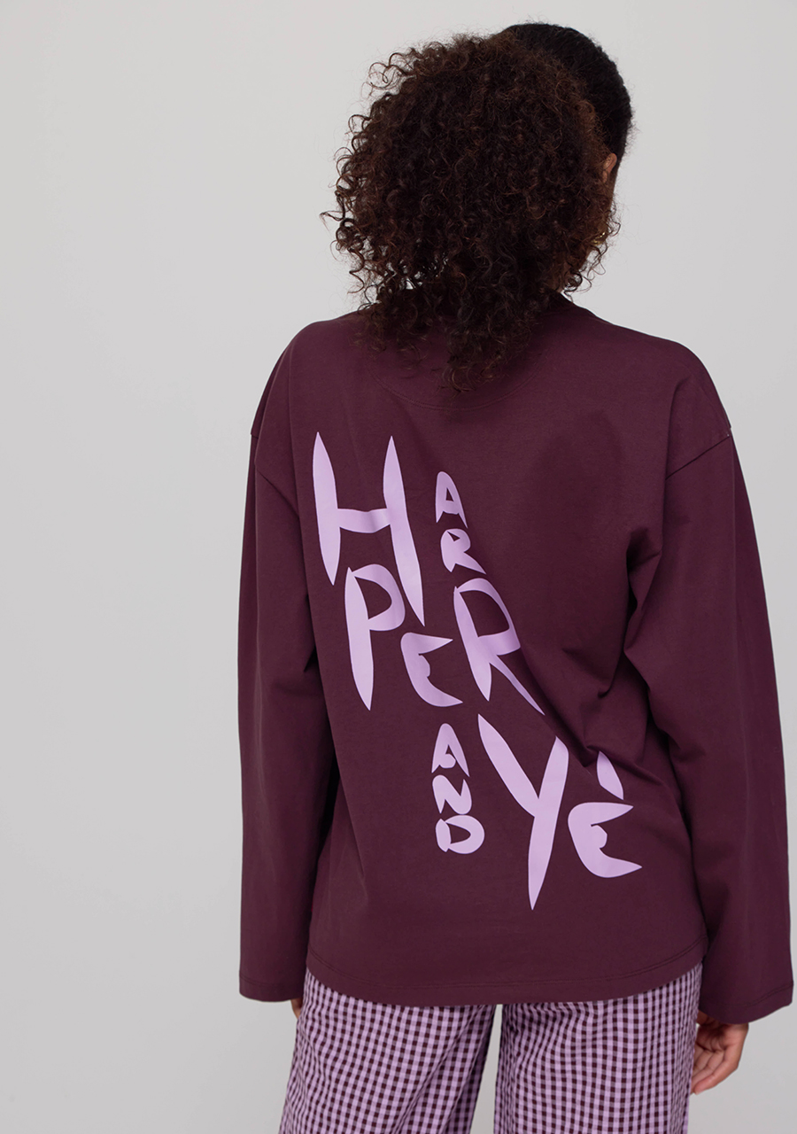 Harper & Yve Shirt Elana AW25Y500 Donker bruin