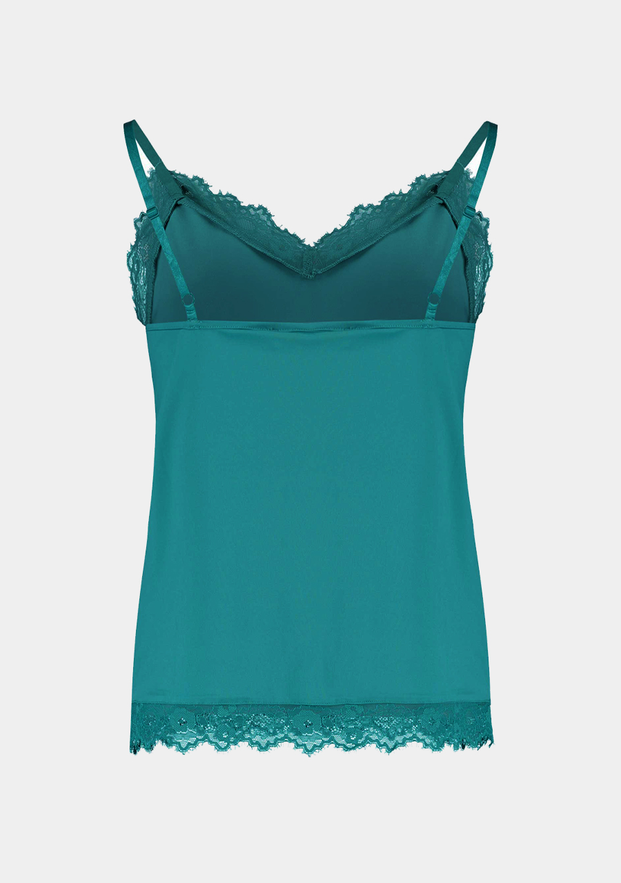 Harper & Yve Kanten top Yve FW23P400 Turquoise