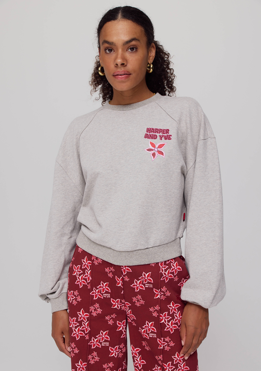 Harper & Yve Sweater Alldaydrama AW25Y505 Grijs