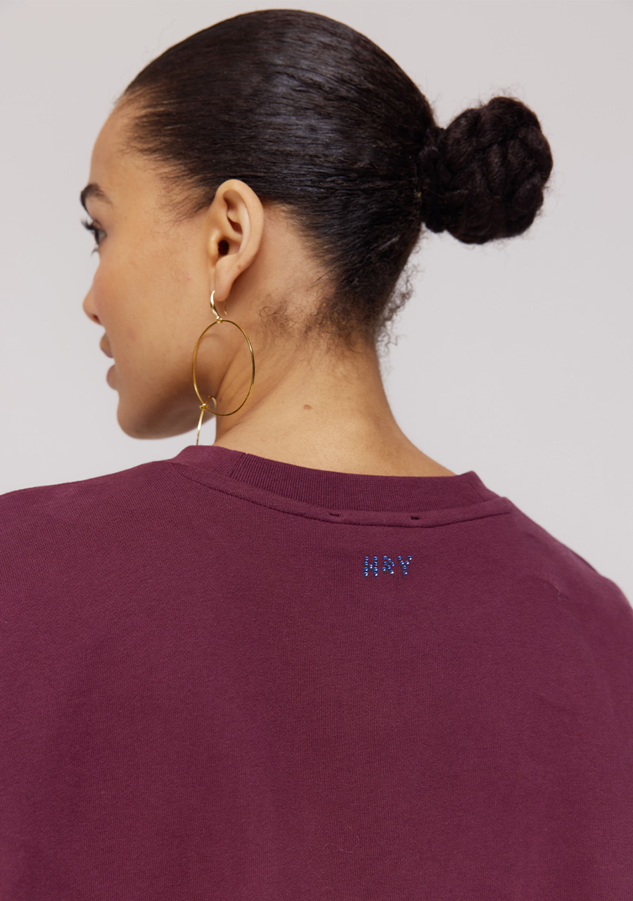 Harper & Yve Sweater Rhine DW25Y500 Bordeaux