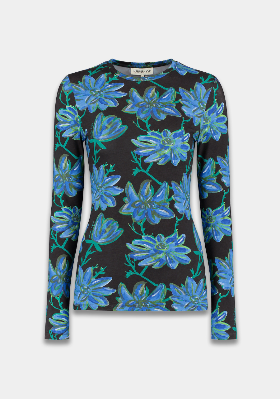 Harper & Yve Top June AW6T503 Blauw