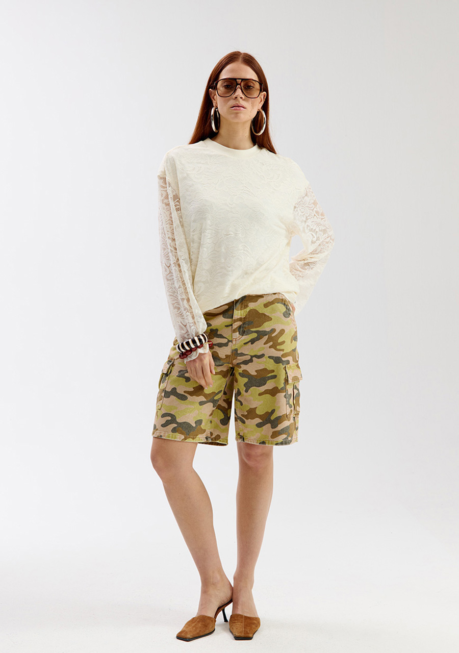 Harper & Yve Short Scott SS6D103 Groen