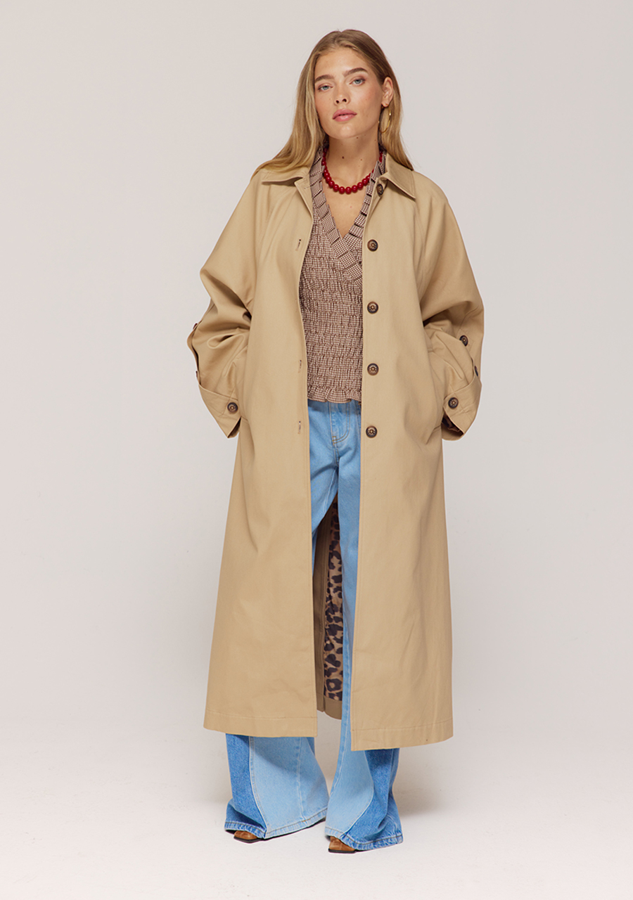 Harper & Yve Trenchcoat Tracy AW25N203 Beige