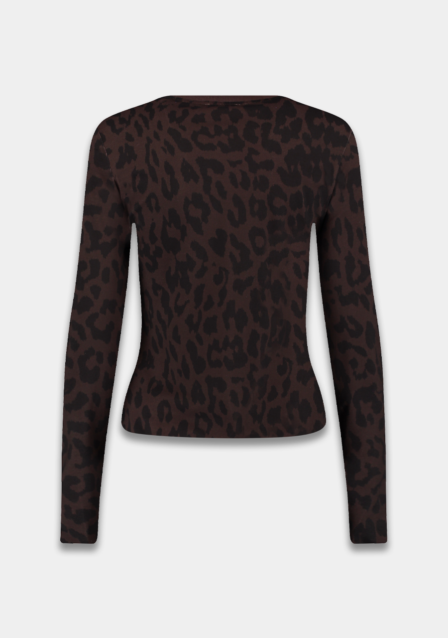 Harper & Yve Shirt Lolita AW25P501 Donker bruin