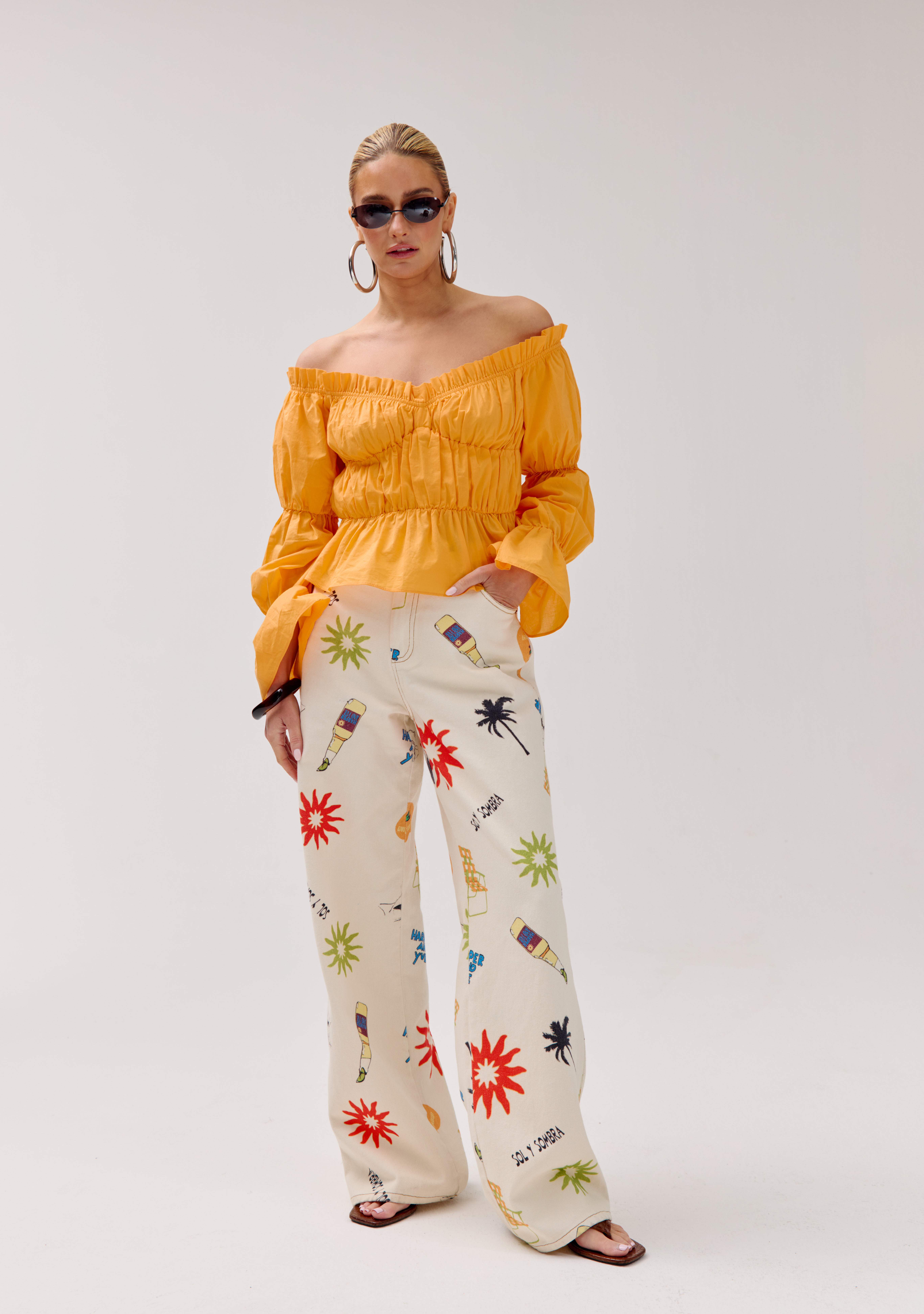 Harper & Yve Blouse Roan HS6P601 Oranje