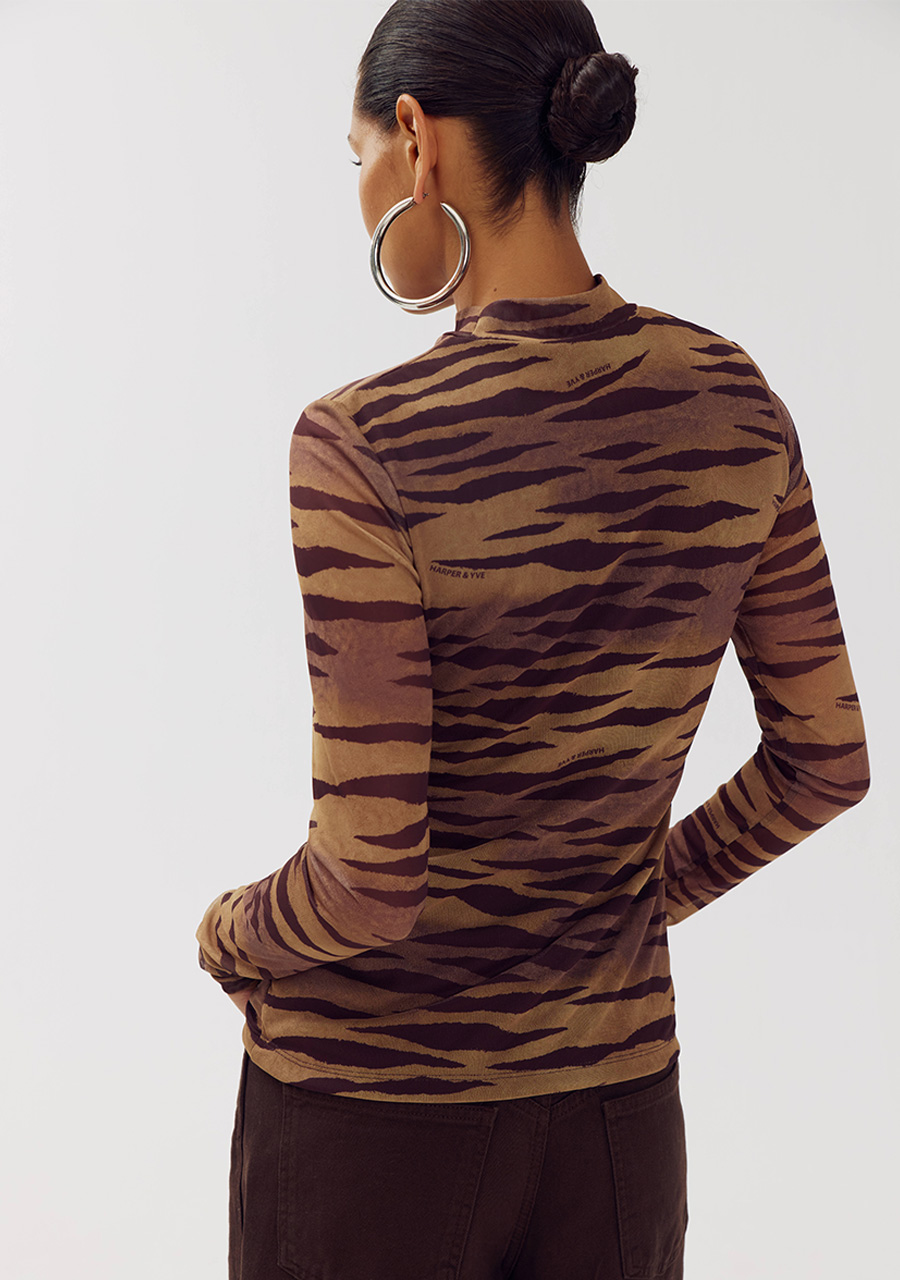 Harper & Yve Top Jane AW6T505 Bruin