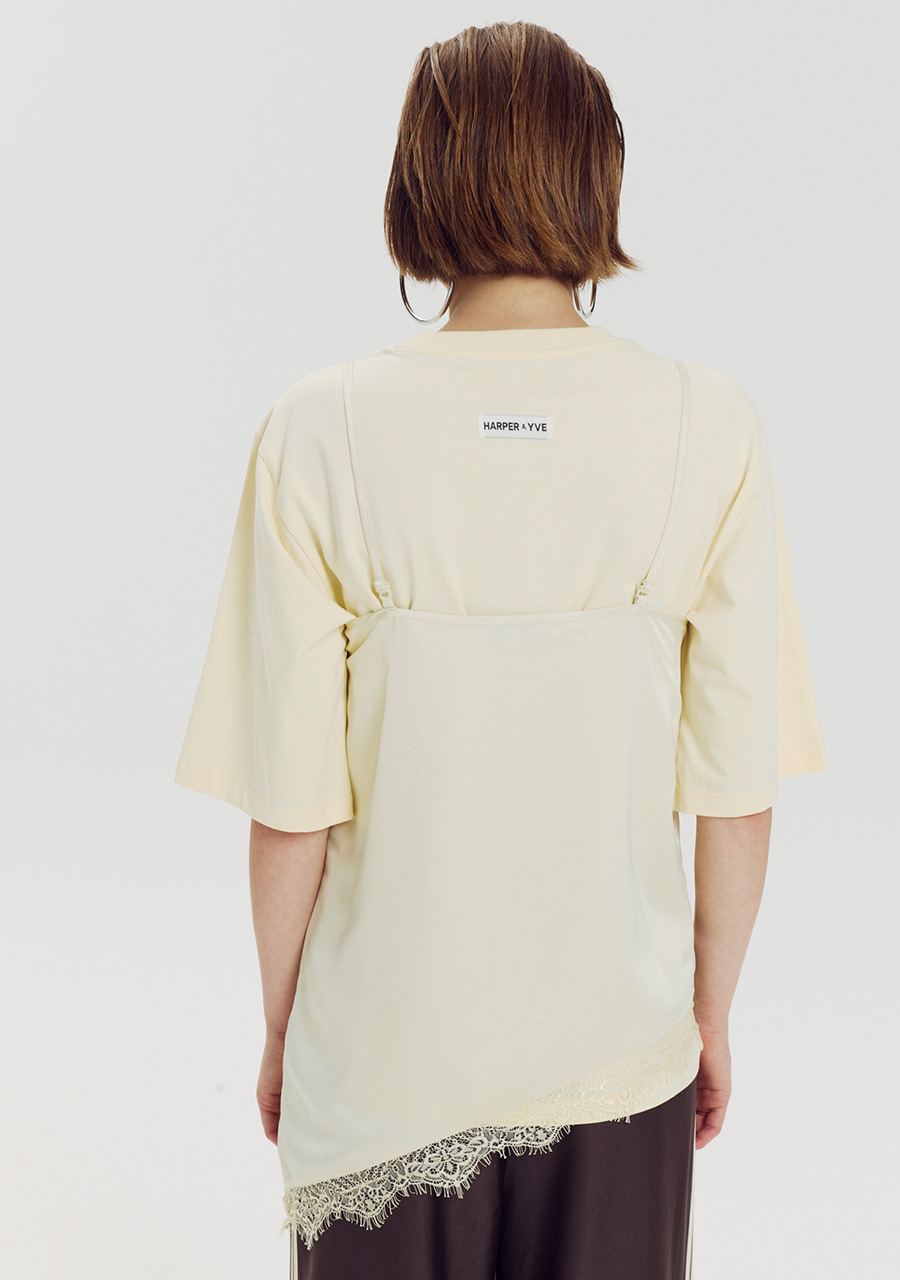 Harper & Yve Top Faye AW6P403 Licht geel