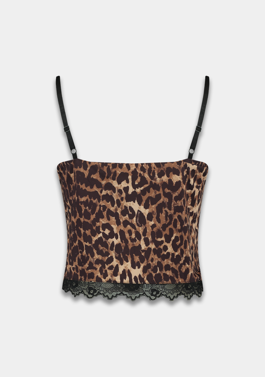 Harper & Yve Top Lara DW24P400 Bruin