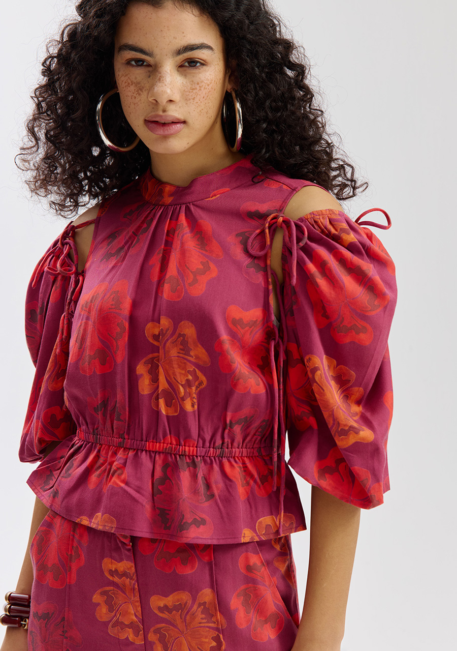 Harper & Yve Blouse Jacey SS6C401 Rood