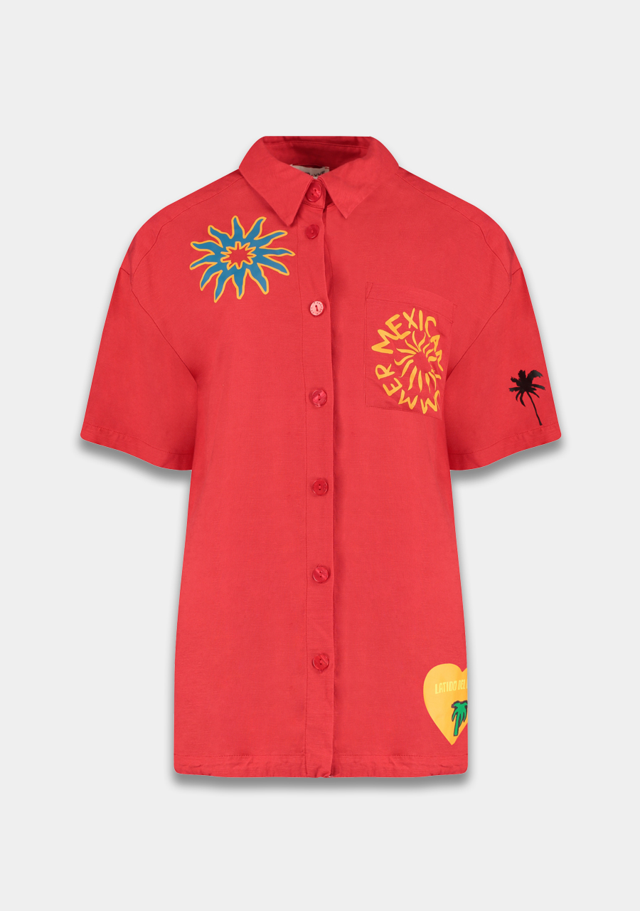 Harper & Yve Blouse Tessa HS6P417 Rood