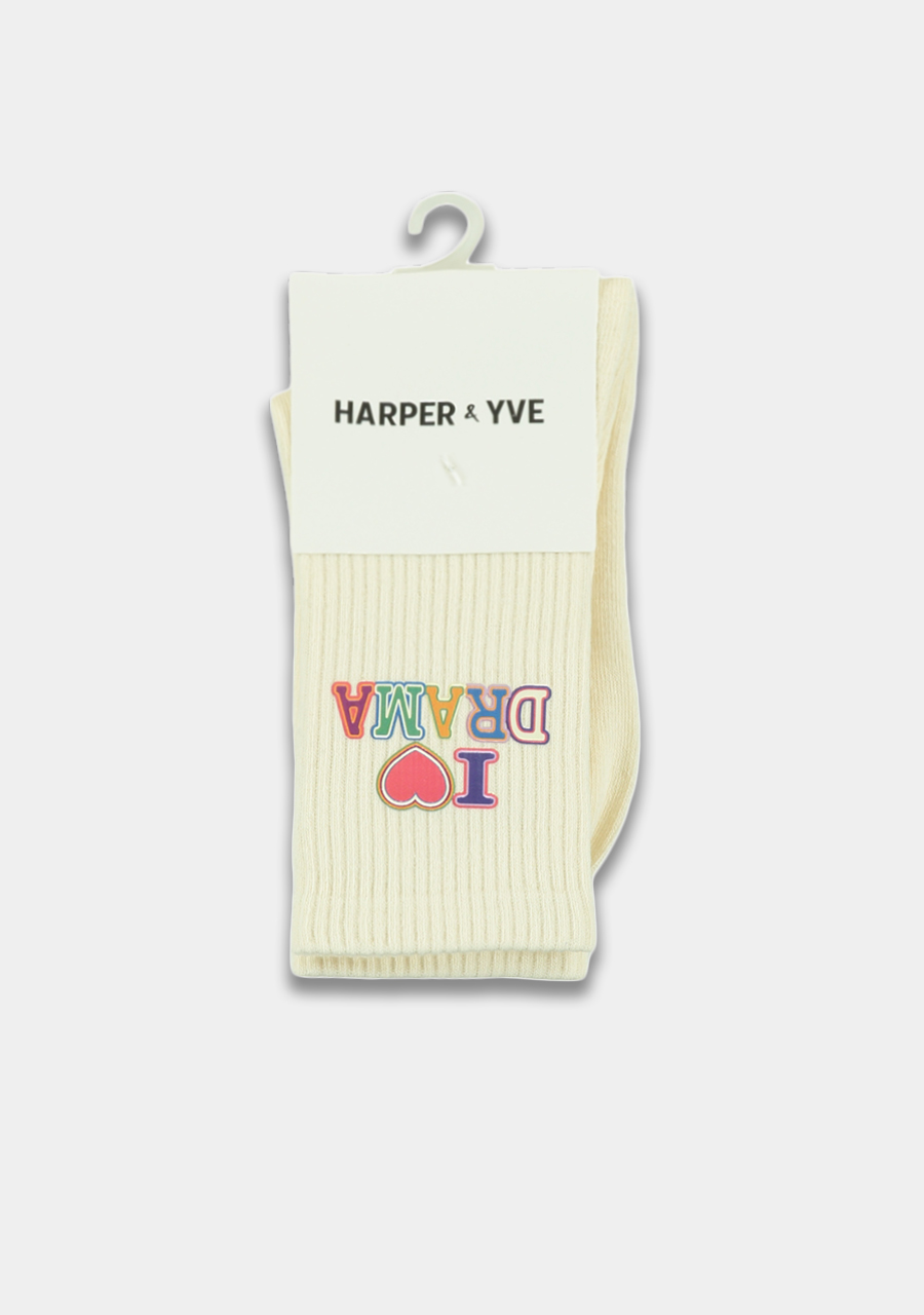 Harper & Yve Sokken harper AW25PACC04 Ecru
