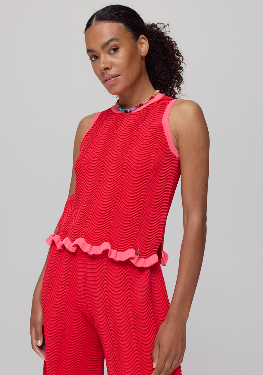 Harper & Yve Top Donna HS25P402 Rood