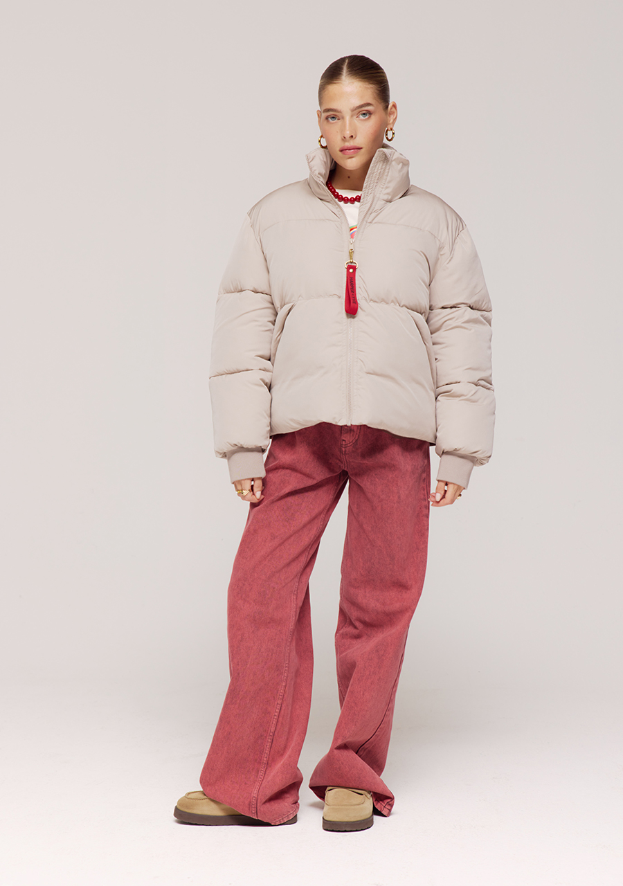 Harper & Yve Winterjas Marly AW25N226 Licht grijs