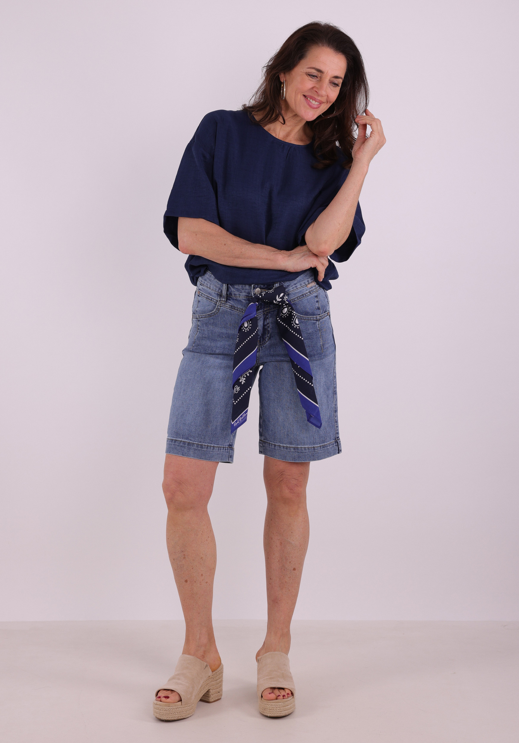 Red Button Bermuda Kate SRB4941 Blauw