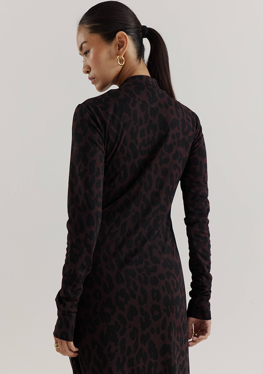 Harper & Yve Jurk Jessie AW25T905 Donker bruin