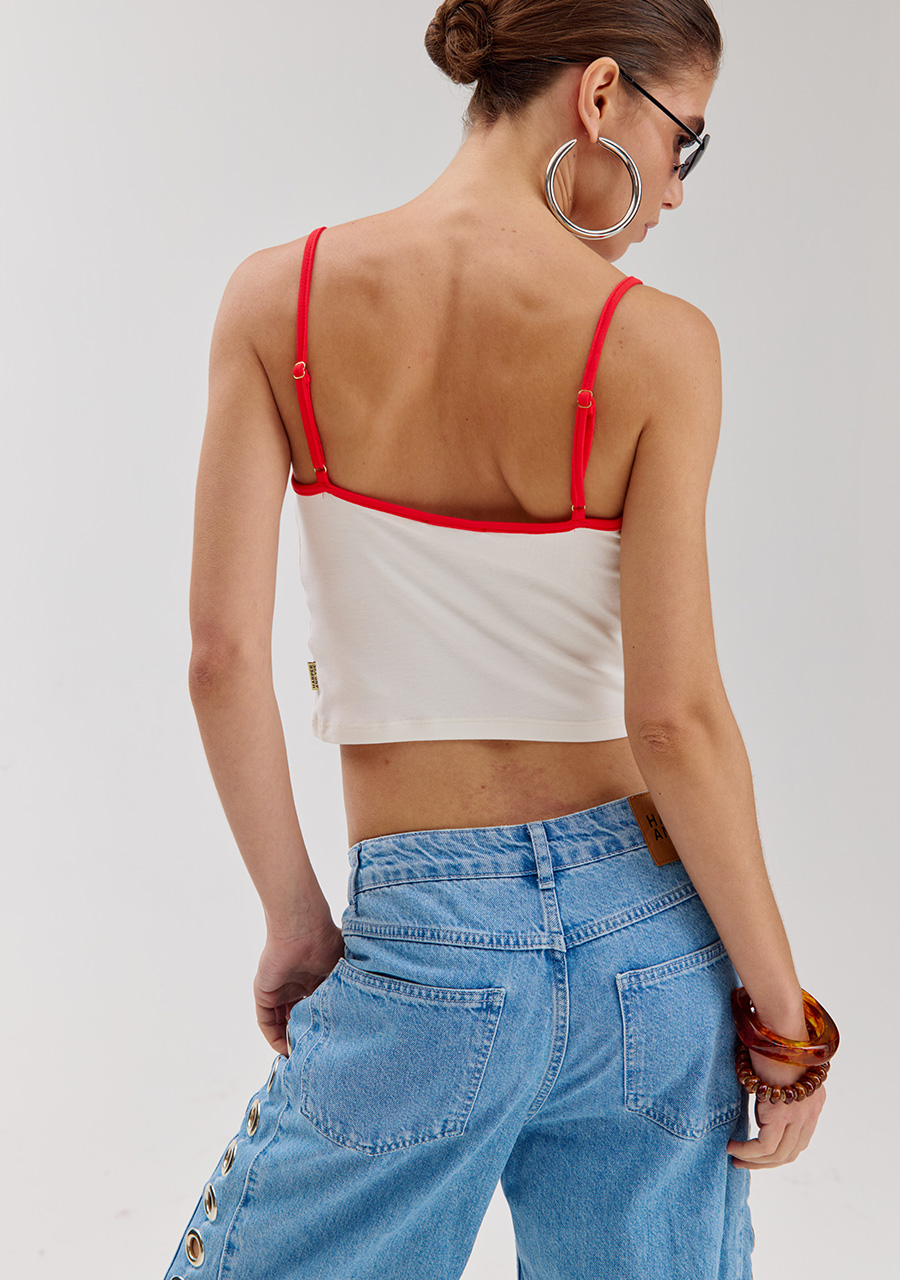 Harper & Yve Top Cally HS6P408 Ecru