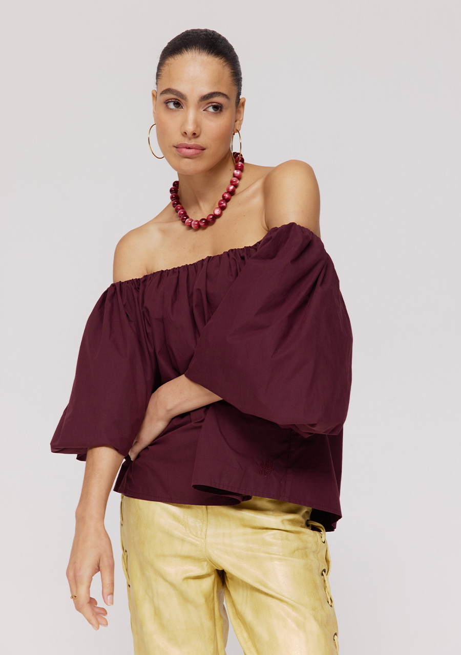 Harper & Yve Blouse Lauren DW25P612 Bordeaux