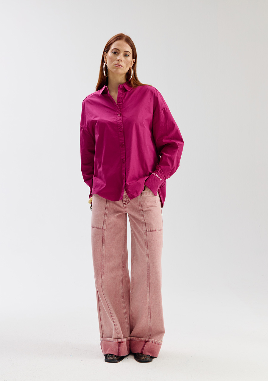 Harper & Yve Blouse Yelena SS6P605 Donker rose